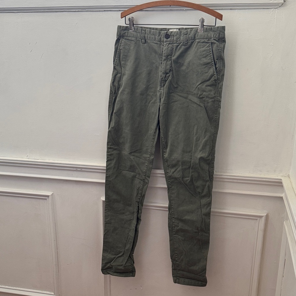 H&M L.O.G.G. Men's Dark Green Chinos